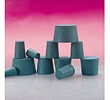 Image of Plasticoid Green Neoprene Stoppers, Solid 11-M350, Pack