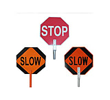 Image of Pro-Line Traffic Safety 24" Sign Engineer Grade Sheeting With 81" Handle Stop/slow