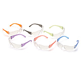 Image of Pyramex Intruder Safety Glasses w/ Multi Color Frames and Clear Lens