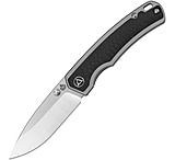 Image of QSP Knife QSP Puffin Framelock Titanium QS127E2 3.00 in Carbon Steel Folding Knife