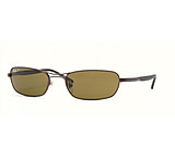 Image of Ray Ban Predator Casual Lifestyle RB3270 Polarized Sunglasses Brown Frame / Polarized Brown, Lite