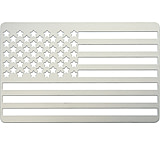Image of ReadyMan American Flag Card with Stainless Construction