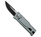 Image of Reate Knives Reate EXO Mini Drop Point Gravity Knife Gray Frag Aluminum 2.6 PVD Elmax D21042B6