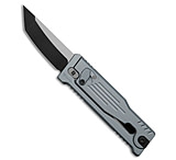 Image of Reate Knives Reate EXO Mini Tanto Gravity Knife Gray Aluminum 2.6 Two-Tone Nitro-V 7548DA9B