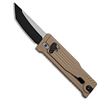 Image of Reate Knives Reate EXO Mini Tanto Gravity Knife Tan Aluminum 2.6 Two-Tone Nitro-V EA689C22