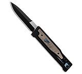 Image of Reate Knives Reate OG EXO D/E Dagger OTF Knife Black Ti/Green Micarta Inlay 3.75 Two-Tone 368FEF9F