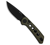 Image of Reate Knives Reate PL-XT Drop Point Pivot Lock Knife Green Micarta/Black G-10 3 Black 620C1B3D