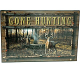 Image of Red Truck Gone Hunting Board "busted" 11.5"x17"