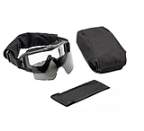 Image of Revision Asian Locust Fan Goggles, Black - Essential Kit w/ 2 Lenses