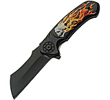 Image of Rite Edge Flaming Skull Linerlock