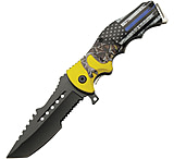 Image of Rite Edge Police Patriot Linerlock A/O 3.50 in Stainless Steel Assisted Opening Folding Knife