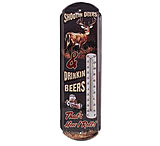 Image of River's Edge 5in.x17in. Tin Durable Power Coated Thermometer