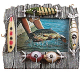 Image of River's Edge Lure Picture Frame Resin