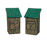 Image of River's Edge Outhouse Salt And Pepper Shaker 530