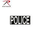 Image of Rothco Polyester Police Patch With Hook Back