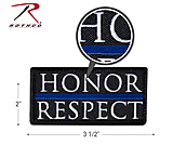 Image of Rothco Honor &amp; Respect Morale Patch