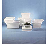 Image of Rubbermaid Storage Containers, Polyethylene, Rubbermaid 3504-00-WHT General Purpose Containers