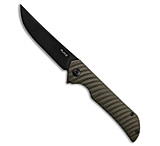 Image of Ruike P122 Liner Lock Knife Black Sculpted Micarta 3.75 Black 3035BFE3