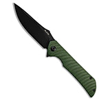 Image of Ruike P123 Liner Lock Knife Green Sculpted Micarta 3.75 Black 88019186