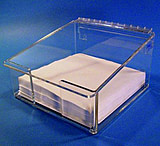 Image of S-Curve Technologies Dispenser 9x9 Wipes-acrylic WDL-39