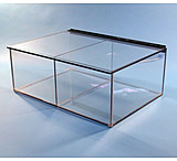 Image of S-Curve Technologies Dispenser W/lid 2comprt Acrylc BD-02 L