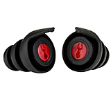 Image of Safariland 1218591 In-Ear Impluse Hearing Protection Earplugs 33 DB Black/Red