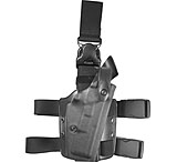 Image of Safariland 6005 SLS Tactical Holster w/ Quick Release Leg Harness - STX Tactical Black, Right Hand 6005-261-121