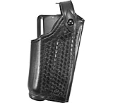 Image of Safariland 6280 Level II Retention, Mid-Ride Holster - Basket Black, Right Hand 6280-7421-81