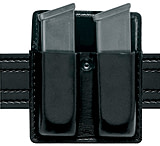 Image of Safariland 75 Double Mag Pouch Without Flaps - Plain Cordovan, Ambidextrous 75-53-01