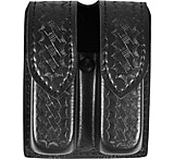Image of Safariland 77 Double Handgun Magazine Pouch - Basket Black, Ambidextrous 77-283-4HS