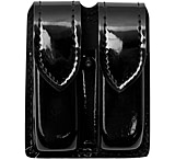 Safariland 77 Double Handgun Magazine Pouch - Hi Gloss Black, Ambidextrous 77-83-9