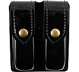 Image of Safariland 77 Double Handgun Magazine Pouch - Hi Gloss Black, Ambidextrous 77-283-9B