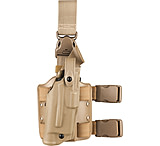 Safariland 6305 ALS/SLS Tactical w/Quick-Release Leg Strap Holster, SIG Sauer P320 Compact, Right Hand, STX Tactical, FDE Brown, 6305-7502-551