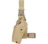 Safariland Model 6385RDS ALS OMV Tactical Holster, Quick Release Leg Strap w/ Light, Glock 17 MOS, Right Hand, STX Tactical, FDE Brown, 1200917