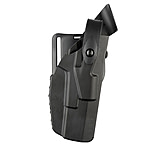 Safariland 7280 7TS SLS Mid-Ride Level II Retention Duty Holster, Heckler &amp; Koch P2000 DAO, Right, Plain Black, 7280-197-411
