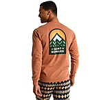 Image of Saint Bernard Long Sleeve Vintage Sunset Logo Tee - Men's
