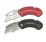 Image of Sheffield Elliptical Folding Lockback Utility Knife, 2Pk