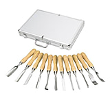 Image of Shop Fox 12 Pc. Hand-Forged Hi-Carbon Steel Chisel Set