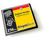 Image of SimpleTech Compact Flash 256MB Type I Card