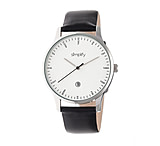 Image of Simplify The 4300 Leather Strap Watch with Date Display