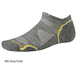 Image of Smartwool PhD Outdoor Light Micro Sock - Charcoal/Silver XClearance