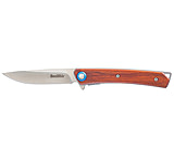Image of Smiths Products 51304 Ecesis 3&quot; Folding Drop Point Plain Satin 3Cr13MoV SS Blad