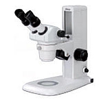 Image of Nikon Instruments SMZ-445 Zoom Stereomicroscope w/ Power Cord, 10X Eyepiece and C-LED Epi/Dia Stand