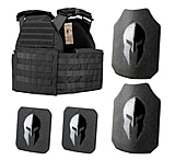 Image of Spartan Armor Systems Level III+ AR550 Certified Plates and Sentinel Plate Carrier Package