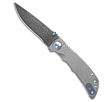 Image of Spartan Blades Harsey Folder Frame Lock Anodized Blue Custom 3.25 Damascus 47EE0DC3