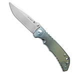 Image of Spartan Blades Harsey Folder Frame Lock Knife Blue Titanium 3.8 Stonewash C8A71128