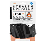 Image of Stealth Operator H618 Compact Clip Holster Black Polymer OWB Left Hand