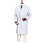 Image of Superior Uniform Unisex Microstat ESD Lab Coats, WORKLON 473-L Blue Knee-Length Coats