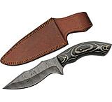 Image of Rite Edge Charcoal Micarta Damascus Knife