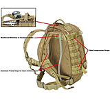 Image of TAG 3-Day Pack with PALS Webbing - Tactical Assault Gear Carrying Bags